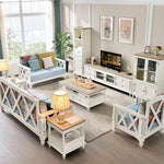 Luxurious Solid Wood TV Cabinet with Tempered Glass Accents - Elegance for Modern Living Rooms hyjyj-4263