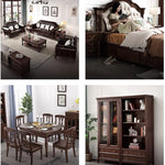 Solid Wood Dining Chair Set - Elegant and Durable Design for Your Home hyjyj-4270