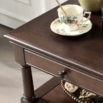 Classic Solid Wood Tea Table - Elegant Living Room Centerpiece hyjyj-4272