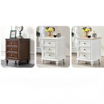 Solid Wood Bedside Cupboard - Timeless Design for Elegant Interiors hyjyj-4273