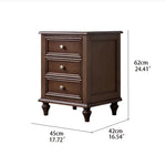 Solid Wood Bedside Cupboard - Timeless Design for Elegant Interiors hyjyj-4273