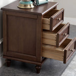 Solid Wood Bedside Cupboard - Timeless Design for Elegant Interiors hyjyj-4273