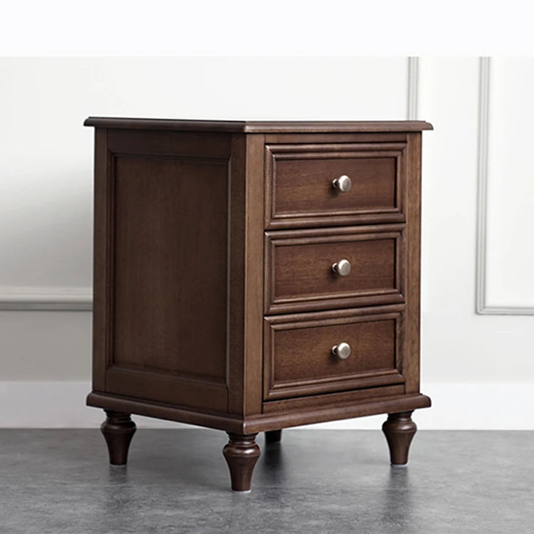 Solid Wood Bedside Cupboard - Timeless Design for Elegant Interiors hyjyj-4273