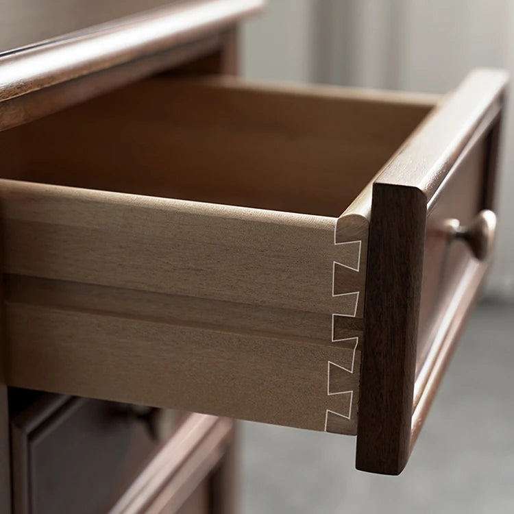 Solid Wood Bedside Cupboard - Timeless Design for Elegant Interiors hyjyj-4273