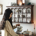 Solid Wood Storage Rack for Elegant Home Decor hyjyj-4275