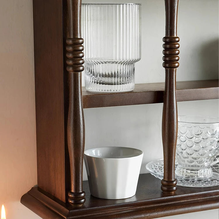 Solid Wood Storage Rack for Elegant Home Decor hyjyj-4275