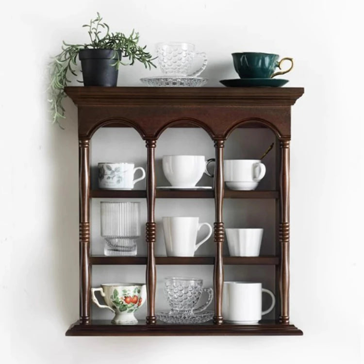 Solid Wood Storage Rack for Elegant Home Decor hyjyj-4275