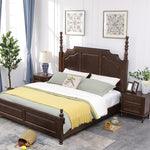 Elegant Solid Wood Bedside Cupboard for Luxurious Living Rooms hyjyj-4282