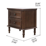 Elegant Solid Wood Bedside Cupboard for Luxurious Living Rooms hyjyj-4282