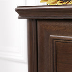 Elegant Solid Wood Bedside Cupboard for Luxurious Living Rooms hyjyj-4282