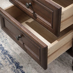 Elegant Solid Wood Bedside Cupboard for Luxurious Living Rooms hyjyj-4282