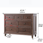 Elegant Solid Wood Cabinet for Timeless Living Room Charm hyjyj-4287