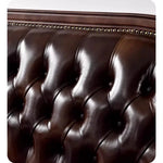 Elegant Solid Wood Cowhide Leather Stool – Perfect for Sophisticated Interiors hyjyj-4293