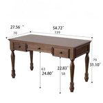 Luxury Solid Wood Dining Table Set for Elegant Living Spaces hyjyj-4296