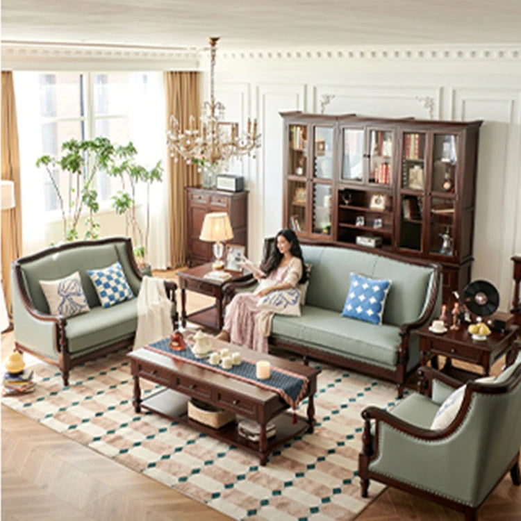 Elegant Cherry Wood Coffee Table for Sophisticated Living Rooms hyjyj-4297