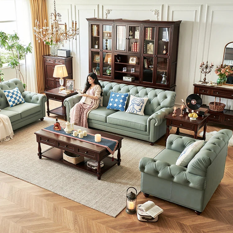 Elegant Cherry Wood Coffee Table for Sophisticated Living Rooms hyjyj-4297