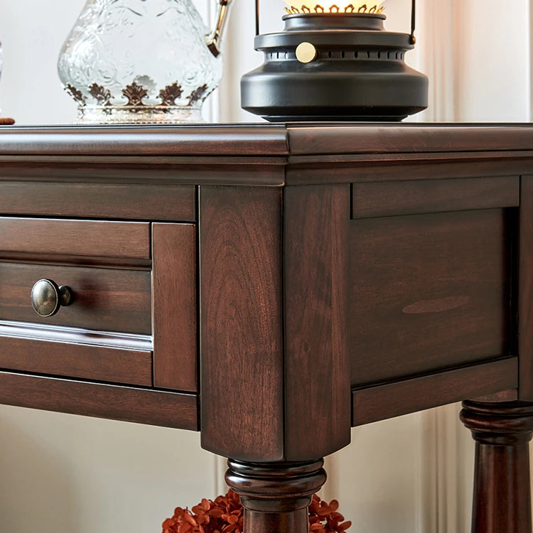 Elegant Cherry Wood Coffee Table for Sophisticated Living Rooms hyjyj-4297