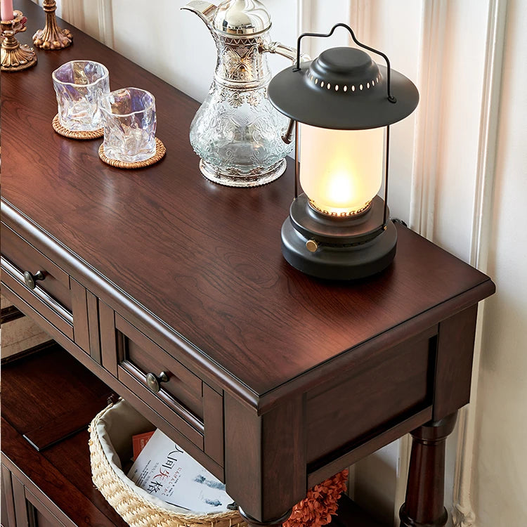 Elegant Cherry Wood Coffee Table for Sophisticated Living Rooms hyjyj-4297