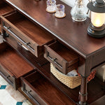 Elegant Cherry Wood Coffee Table for Sophisticated Living Rooms hyjyj-4297