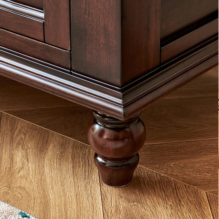 Elegant Cherry Wood Coffee Table for Sophisticated Living Rooms hyjyj-4297