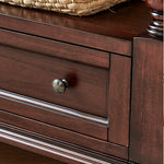 Elegant Cherry Wood Coffee Table for Sophisticated Living Rooms hyjyj-4297