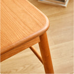 Elegant Natural Wood Chair in Brown - Oak, Cherry, and Black Walnut Options hykmq-740