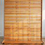 Elegant Bed in Natural Wood Colors - Luxurious Cherry & Beech Options hykmq-771