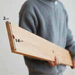 Elegant Bed in Natural Wood Colors - Luxurious Cherry & Beech Options hykmq-771