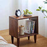 Elegant Bedside Cupboard - Natural Wood Finish in Brown, Red Oak, Cherry, and Black Walnut hykmq-777