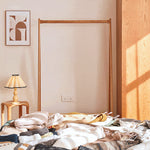 Premium Wooden Coat Hangers - Cherry, Red Oak, Black Walnut with Elegant Rattan Accents hykmq-783