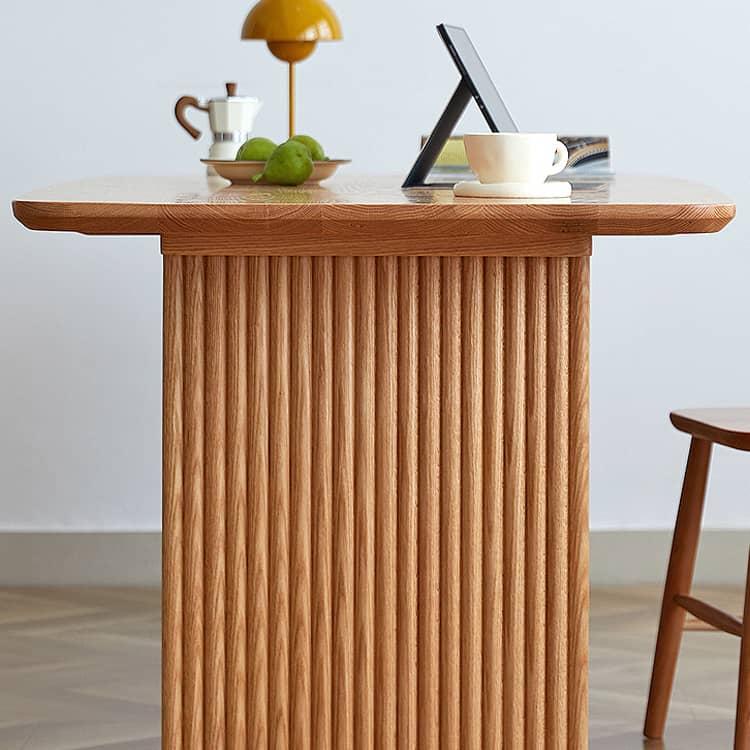 Elegant Natural Wood Table - Cherry Wood & Red Oak Finishes Available hykmq-798