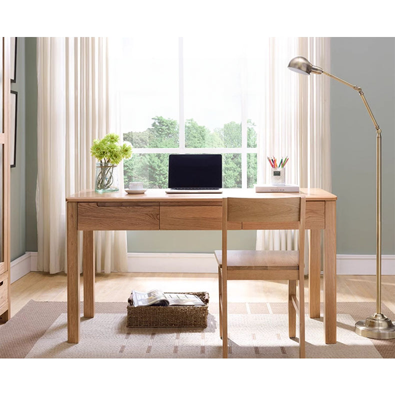 Stunning Brown Oak Wood Table for Elegant Natural Décor hym-1530