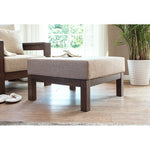 Stylish Dark Brown Sofa with Natural Oak Wood Accents in Grey, Beige, Pink, Yellow, and Light Blue Options hym-1531
