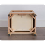 Stunning Natural Brown Oak Bedside Cupboard | Timeless Wooden Nightstand hym-1538