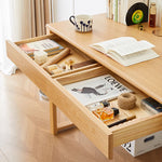 Natural Brown Ash Wood Table - Elegant and Durable Dining Furniture hym-1539