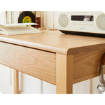 Natural Brown Ash Wood Table - Elegant and Durable Dining Furniture hym-1539