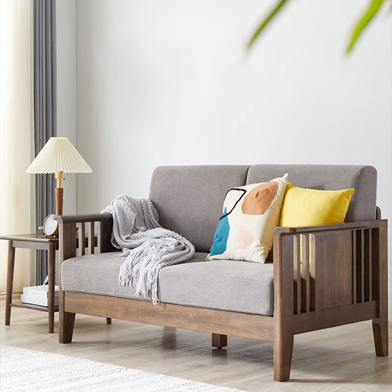 Stylish Light Brown Grey Chenille Sofa for Modern Living Rooms hym-1540