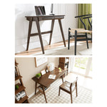 Beautiful Brown Beech and Tung Wood Natural Table - Elegance in Every Detail hym-469