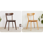 Beautiful Brown Beech and Tung Wood Natural Table - Elegance in Every Detail hym-469