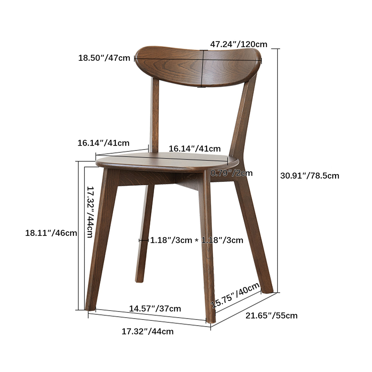 Beautiful Brown Beech and Tung Wood Natural Table - Elegance in Every Detail hym-469
