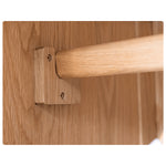 Stylish Natural Oak & Tung Wood Cabinet for Home & Office hym-480