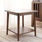 Stunning Brown Tung Wood Tea Table - Elegant Design for Your Living Room Decor hym-491
