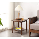 Stunning Brown Tung Wood Tea Table - Elegant Design for Your Living Room Decor hym-491