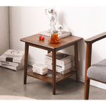 Stunning Brown Tung Wood Tea Table - Elegant Design for Your Living Room Decor hym-491