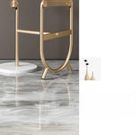 Elegant Marble Storage Rack with Gold Finish - Modern Plant Display Stand for Home Decor hyq-4419