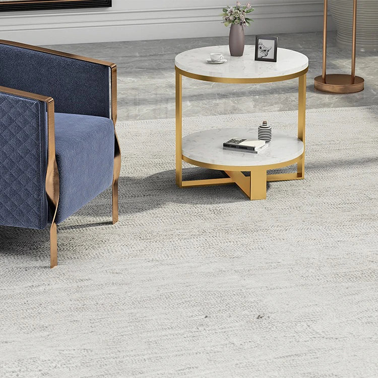 Luxury Marble Tea Table with Modern Swirl Design for Elegant Living Spaces hyq-4421