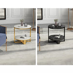 Luxury Marble Tea Table with Modern Swirl Design for Elegant Living Spaces hyq-4421