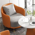 Stylish Marble and Synthetic Leather Table - Modern Elegance for Your Living Space hyq-4429