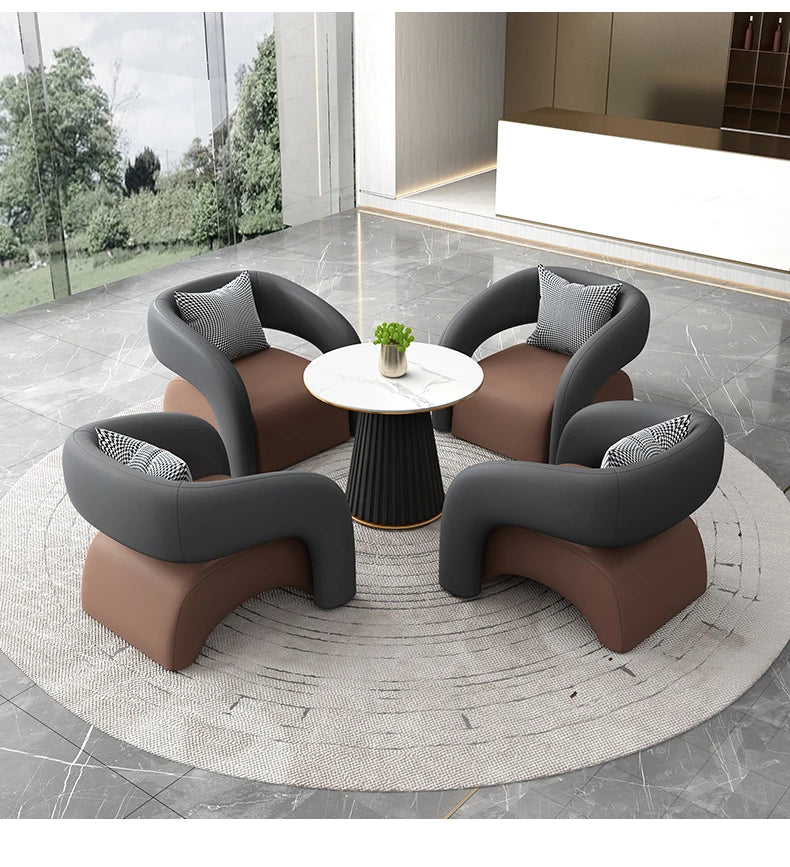 Stylish Ceramic Sintered Stone Table - Elegant Centerpiece for Modern Living Spaces hyq-4433