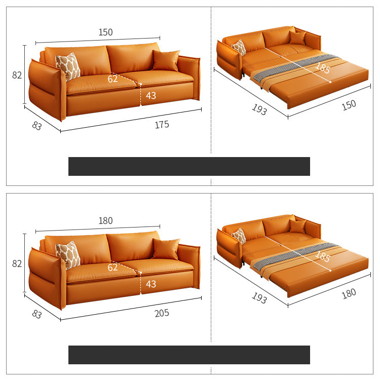 Stylish Multi-Color Sofas: Beige, Gray, Pink Options in Faux Leather and Down hyt-1425